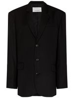 The Frankie Shop blazer Gelso à coupe oversize - Noir