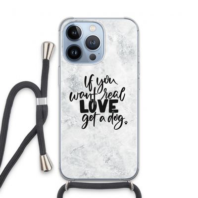 Partner in crime: iPhone 13 Pro Transparant Hoesje met koord