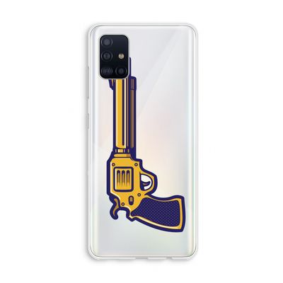 Pew Pew Pew: Galaxy A51 4G Transparant Hoesje