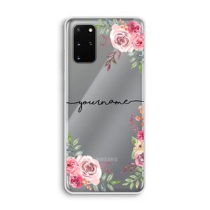 Rozen: Samsung Galaxy S20 Plus Transparant Hoesje
