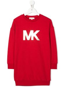 Michael Kors Kids robe-pull à logo imprimé - Rouge