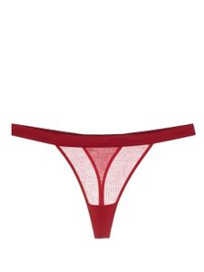 Kiki de Montparnasse string Ribbed Intime - Rouge