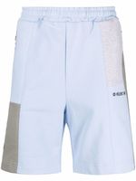 Helmut Lang short à logo - Bleu