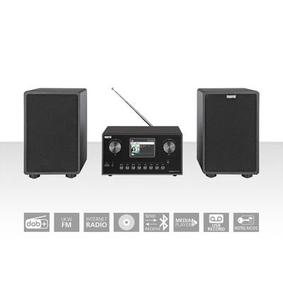 Imperial DABMAN i310 CD Hybride micro Hifi Systeem DAB+ / FM / Internet / Bluetooth Zwart - 22-329-00