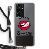 Badass Babes Club: Samsung Galaxy S21 Ultra Transparant Hoesje met koord
