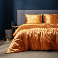 Dekbedovertrek Silk Satin - Tweepersoons (200x220 cm) - Bruin Microvezel - Dessin: Effen - Fresh and Co - Dekbed-Discounter.nl Dekbedovertrek Silk Satin - Tweepersoons (200x220 cm) - Bruin Microvezel - Dessin: Effen - Fresh and Co - Dekbed-Discounter.nl