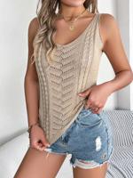 Wool/Knitting Casual Tank Top - thumbnail