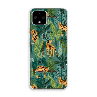 Luipaard 2: Pixel 4 Transparant Hoesje