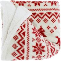 Plaid Mirre 130x160 cm red - Unique living