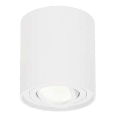 Ronde LED Opbouwspot Ray - 5 Watt 400 lumen - 4000K neutraal wit - Kantelbaar - GU10 - Opbouwspot - IP20 Voor binnen - Wit - Dimbaar