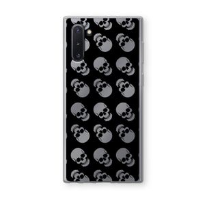 Musketon Skulls: Samsung Galaxy Note 10 Transparant Hoesje