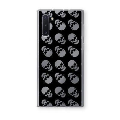 Musketon Skulls: Samsung Galaxy Note 10 Transparant Hoesje