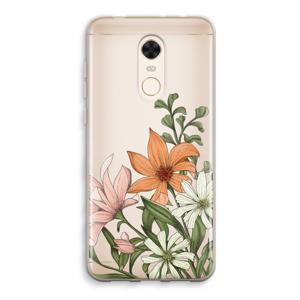 Floral bouquet: Xiaomi Redmi 5 Transparant Hoesje