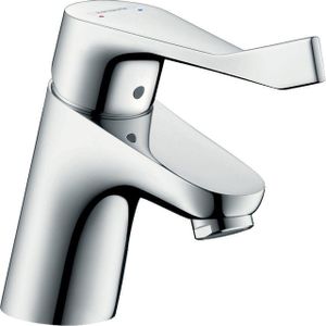 Hansgrohe Focus Care wastafelkraan met ComfortZone 70 met verlengde greep 12.1cm EcoSmart met waste chroom 31910000