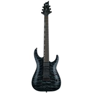 ESP LTD Deluxe H-1001 QM See Thru Black elektrische gitaar