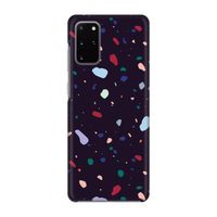 Dark Rounded Terrazzo: Volledig geprint Samsung Galaxy S20 Plus Hoesje