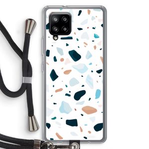 Terrazzo N°13: Samsung Galaxy A42 5G Transparant Hoesje met koord