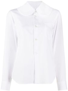 Comme Des Garçons Comme Des Garçons chemise à col claudine - Blanc