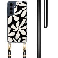 Samsung Galaxy A16 hoesje met zwart koord - Noir bloom