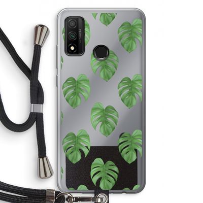 Monstera leaves: Huawei P Smart (2020) Transparant Hoesje met koord
