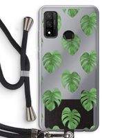 Monstera leaves: Huawei P Smart (2020) Transparant Hoesje met koord