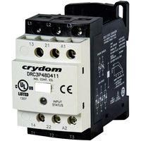 Crydom DRC3P48D400R2 Motorbeveiliging 24 V/DC, 24 V/AC 7.6 A met overspanningsbescherming Geschikt voor merk (relais): Crydom Piece 1 stuk(s) - thumbnail
