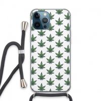 Weed: iPhone 13 Pro Max Transparant Hoesje met koord