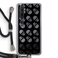Musketon Skulls: Xiaomi Mi Note 10 Transparant Hoesje met koord