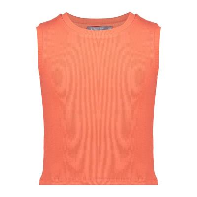 Geisha zomer top meisjes - rib cropped - oranje