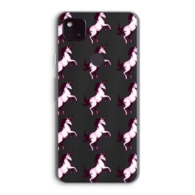 Musketon Unicorn: Google Pixel 4a 5G Transparant Hoesje