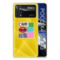 Xiaomi Poco X4 Pro 5G Silicone Back Cover Popart Princess