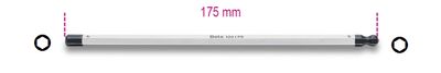 Beta Omkeerbare schroevendraaier klingen voor inbus schroeven 1281PE 5 - 012810345