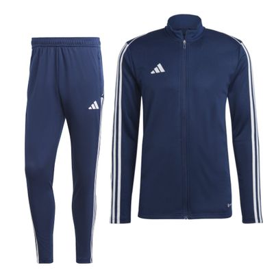 adidas Tiro 23 League Full-Zip Trainingspak Donkerblauw Wit adidas Tiro 23 League Full-Zip Trainingspak Donkerblauw Wit