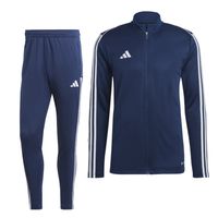 adidas Tiro 23 League Full-Zip Trainingspak Donkerblauw Wit - thumbnail
