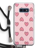 Ondersteboven verliefd: Samsung Galaxy S10e Transparant Hoesje met koord Ondersteboven verliefd: Samsung Galaxy S10e Transparant Hoesje met koord