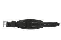 Horlogeband Fossil BQ1019 Onderliggend Leder Bruin 22mm