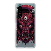 Hell Hound and Serpents: Sony Xperia 5 III Transparant Hoesje