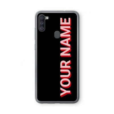 Namecase: Samsung Galaxy A11 Transparant Hoesje