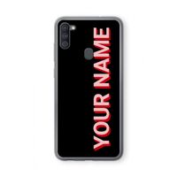 Namecase: Samsung Galaxy A11 Transparant Hoesje