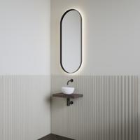 Fonteinset | BWS Leto | Planchet Mokka Bruin | Waskom Glans Wit