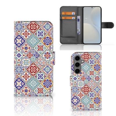 Samsung Galaxy S25 | Bookcase | Tiles Color