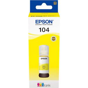 Epson C13T00P440 104 EcoTank Navulinkt Origineel Epson Geel 65 ml