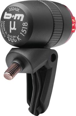 Busch + Müller Busch & müller led achterlicht "mü plus" led rear light b&m mue fender/stay at.black