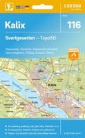 Topografische kaart - Wandelkaart 116 Sverigeserien Kalix | Norstedts