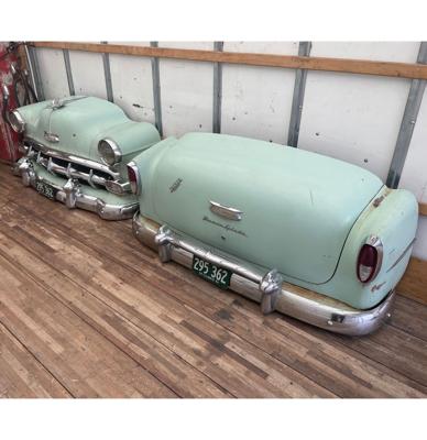 Chevrolet Chevy Bel Air 1954 Voor- en Achterkant Van Echte Auto Chevrolet Chevy Bel Air 1954 Voor- en Achterkant Van Echte Auto