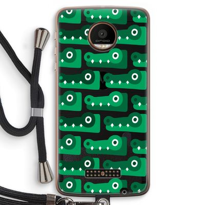 Crocs: Motorola Moto Z Force Transparant Hoesje met koord