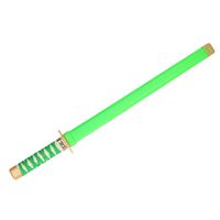 Ninja vechters zwaard verkleed wapen groen 65 cm    - - thumbnail