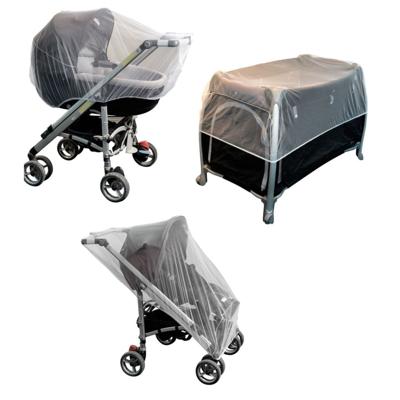 Luance Universeel muggennet/klamboe - voor baby ledikant/kinderwagen - transparant - 130 x 70 cm
