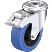 Blickle LER-POEV 100R-FI-SB Plaatstalen zwenkwiel Wieldiameter: 100 mm Draagvermogen (max.): 150 kg 1 stuk(s)