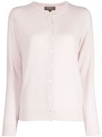 N.Peal round-neck organic cashmere cardigan - Rose